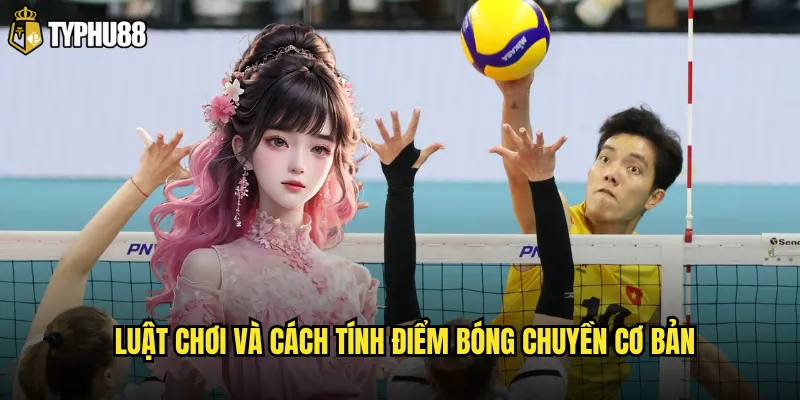 Luật chơi và cách tính điểm bóng chuyền cơ bản