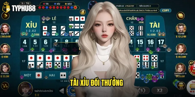 tài xỉu đổi thưởng