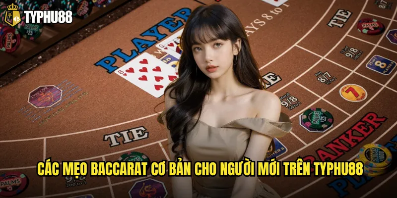 Các mẹo Baccarat cơ bản cho người mới trên Typhu88